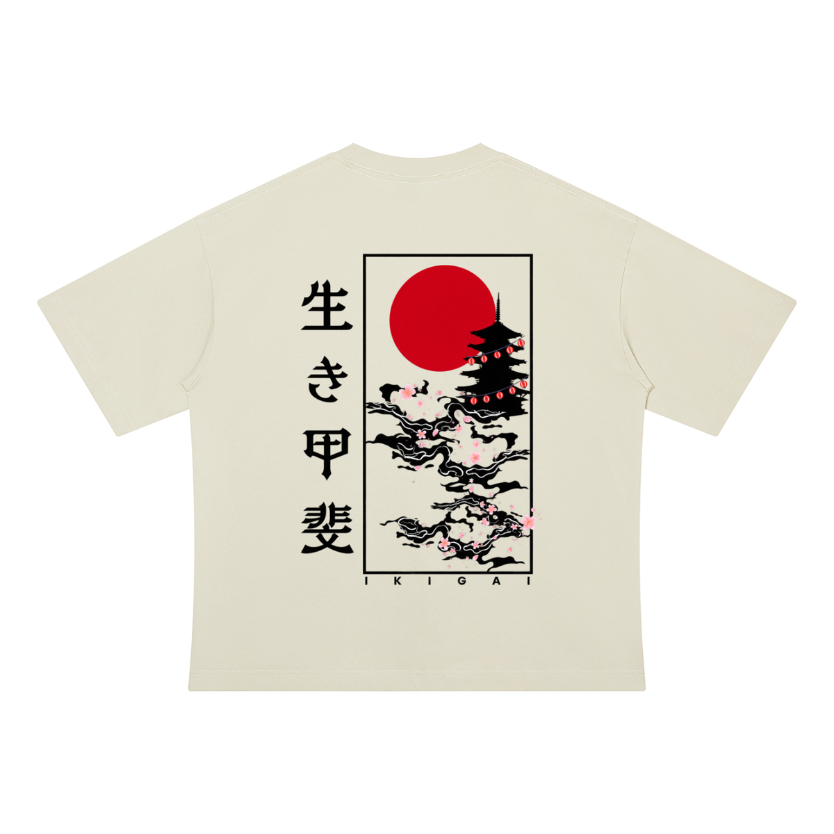 IKIGAI - Lightweight Drop-Shoulder Tee – Breathable, Bold, and Built for Summer