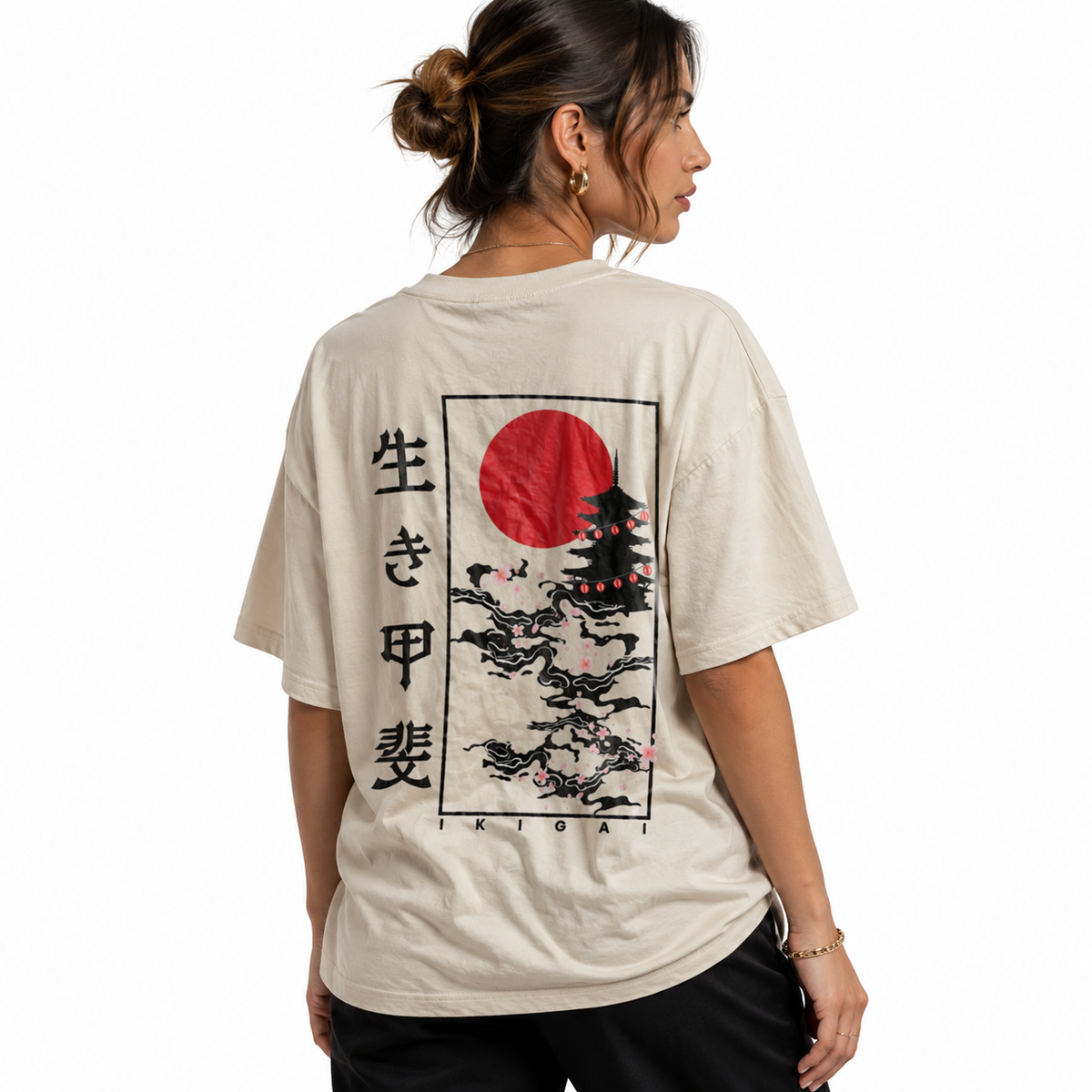 IKIGAI - Lightweight Drop-Shoulder Tee – Breathable, Bold, and Built for Summer