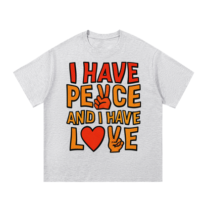 I have PEACE and I have LOVE - Essential Cotton Unisex T-Shirt