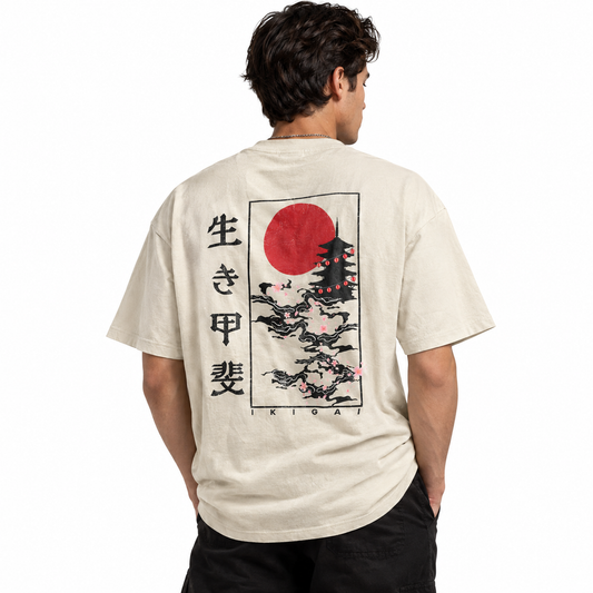 IKIGAI - Lightweight Drop-Shoulder Tee – Breathable, Bold, and Built for Summer