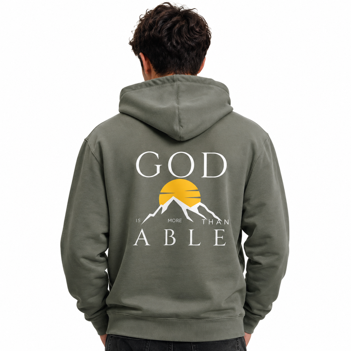 Unisex “God Is More Than Able” Essential Fleece Hoodie