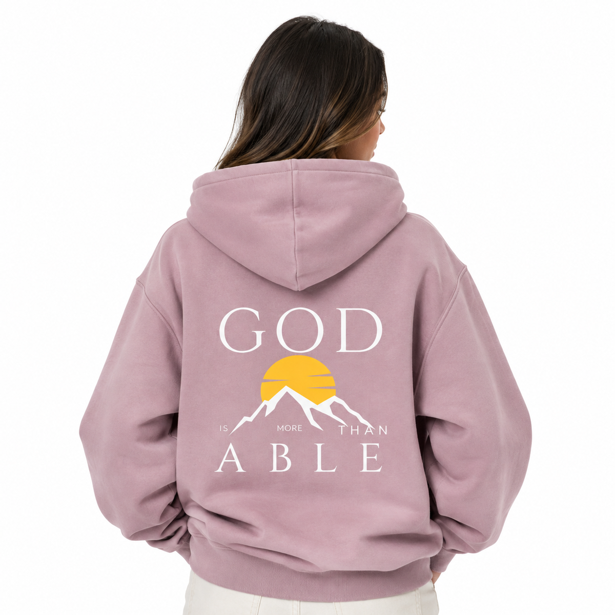 Unisex “God Is More Than Able” Essential Fleece Hoodie